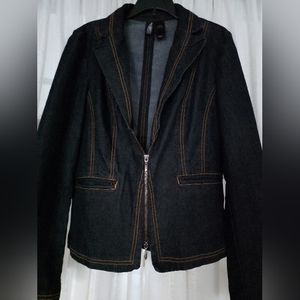 Bisou Bisou black jean jacket